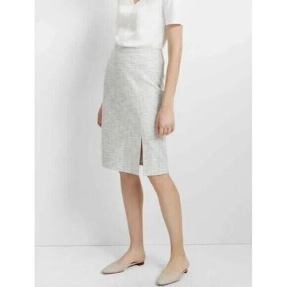 Club Monaco Incah Black White Tweed Skirt Size 0 Womens - Picture 2 of 7